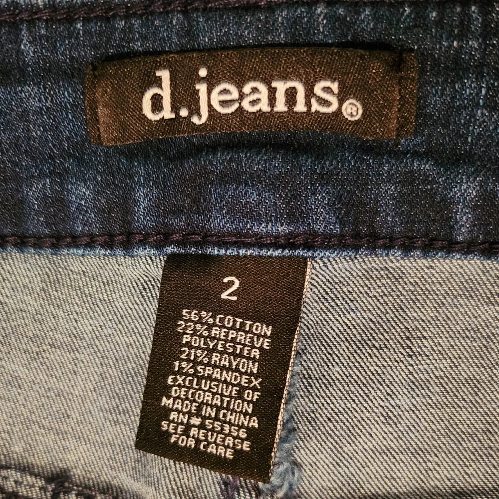 Women's d.jeans Bootcut High Rise Dark Wash Jeans Size 2 NWT - Picture 9 of 13